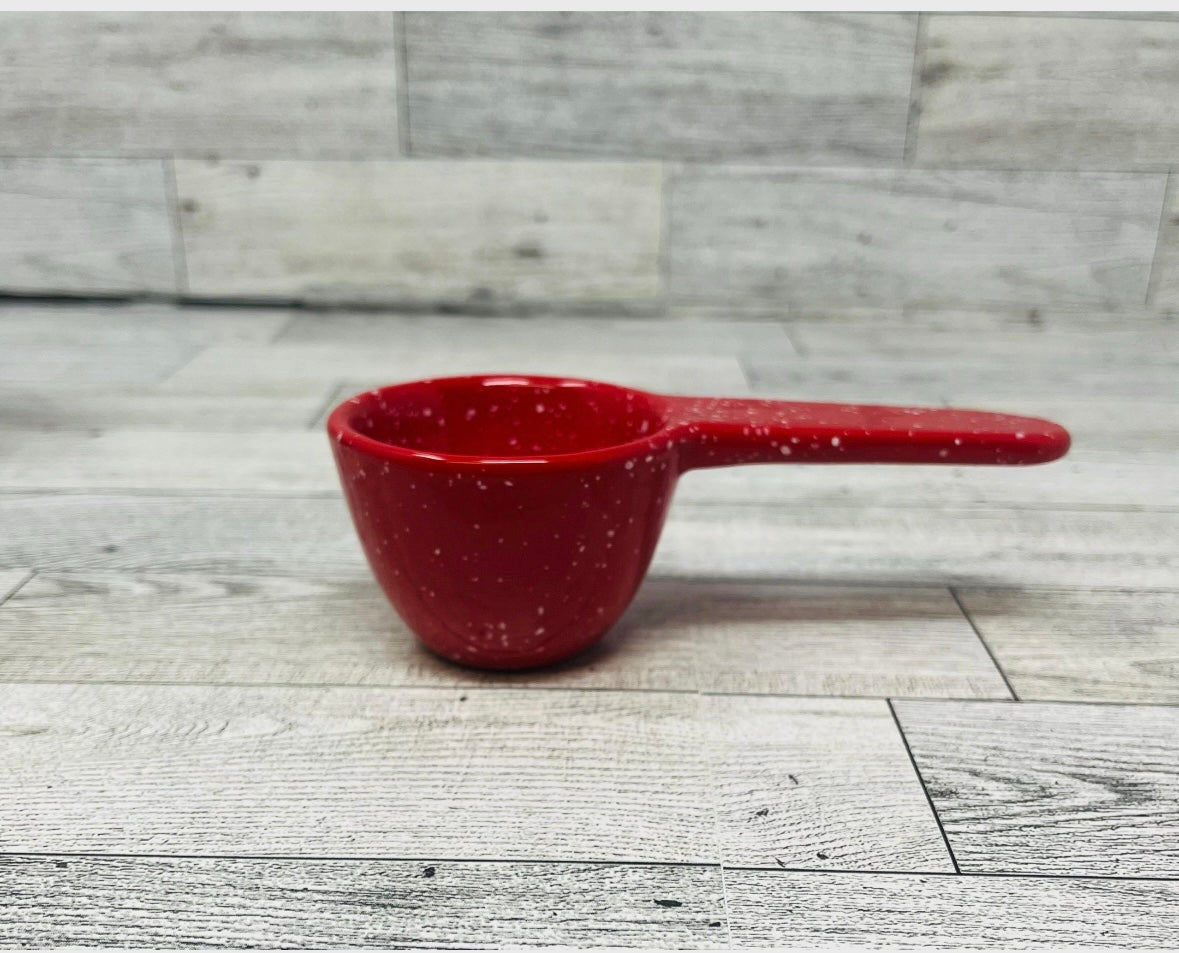 Hand-Painted Ceramic Measuring Cup