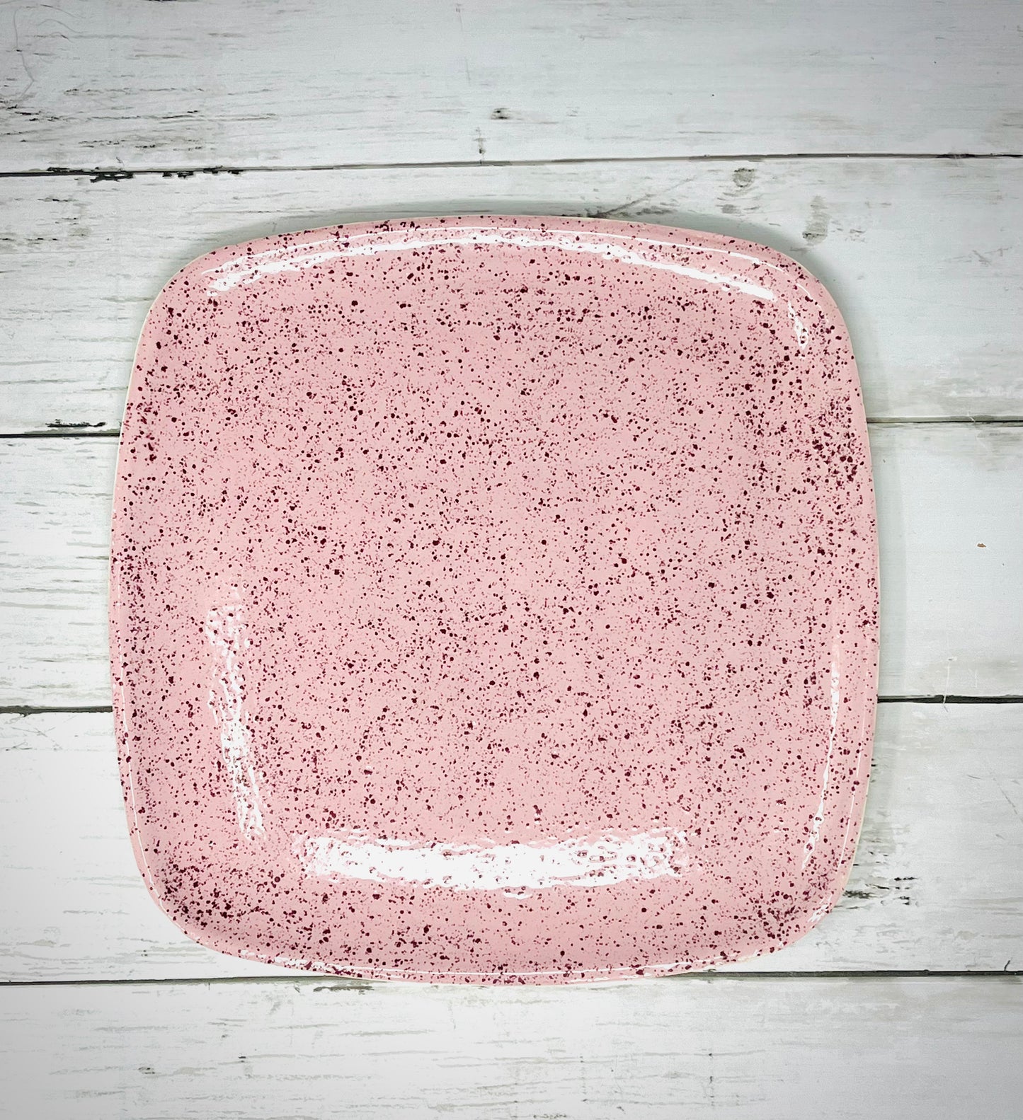 Square Dinner Plate - Mixed Color (Multiple Color Options Available)