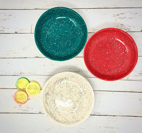 Round Mixed Color Pasta Bowl (Multiple Color Options Available)