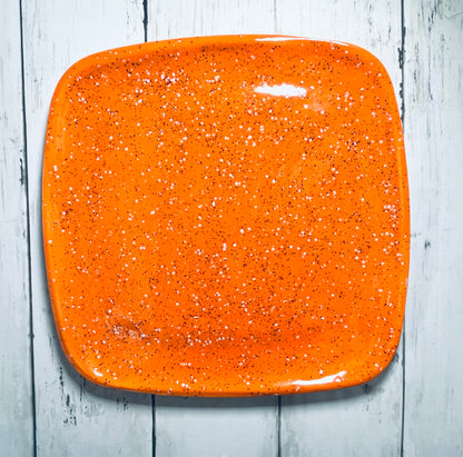 Square Dinner Plate - Mixed Color (Multiple Color Options Available)