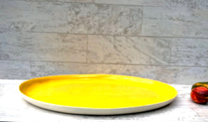 Yellow Serving Platter