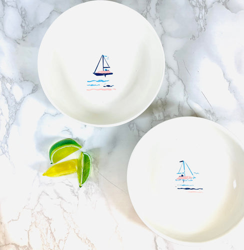 Sailboat Pasta Bowl