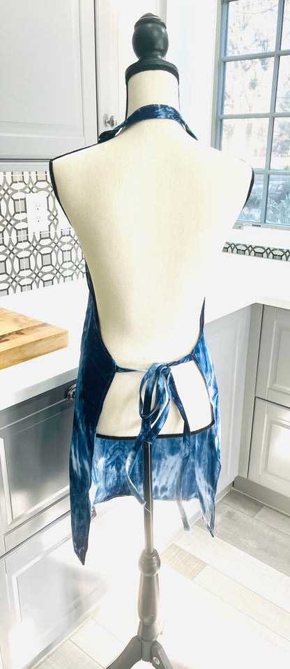 Blue Explosion Apron