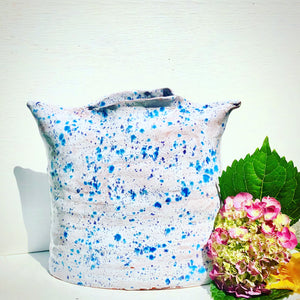 White and Blue Vase